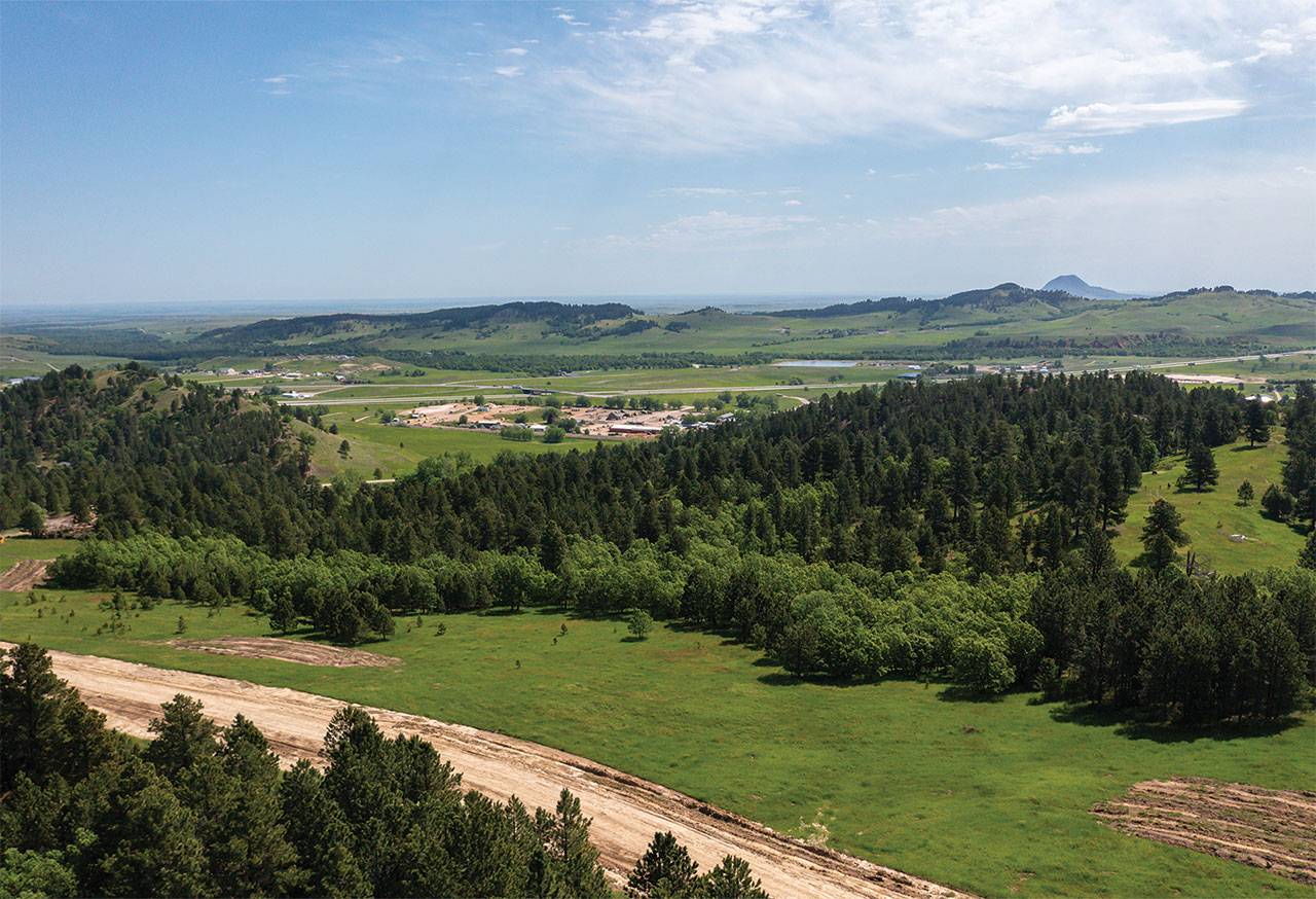 Mountain hills at Spearfish Mountain Ranch.